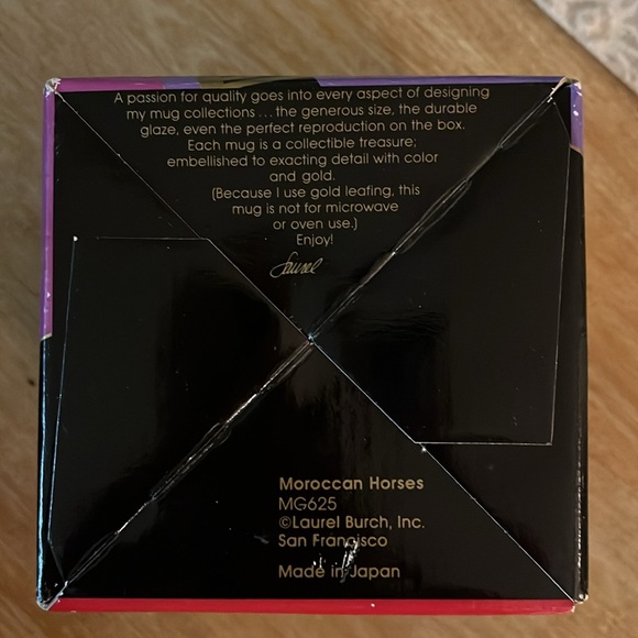 LAUREL BURCH Moroccan Horses mug with box - Picture 6 of 7